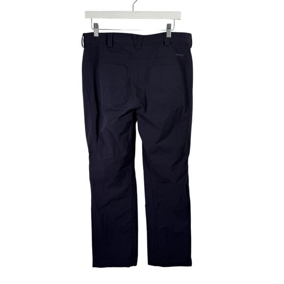 Duluth Trading Flexpedition Bootcut Pants Navy Blue Hiking Gorpcore Womens 12x29 - Picture 4 of 8